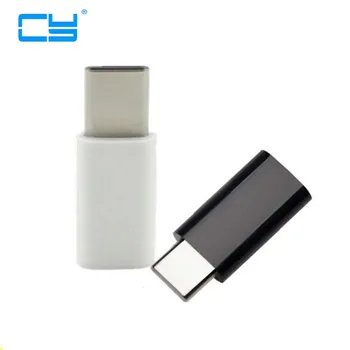Micro USB Samica na USB 3.1 typ C Muž Plnenie Údajov Adaptér Konektor Converter pre oneplus 2 3 Letv Telefón huawei p9 Nexus 6P