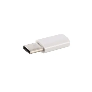 Micro USB Samica na USB 3.1 typ C Muž Plnenie Údajov Adaptér Konektor Converter pre oneplus 2 3 Letv Telefón huawei p9 Nexus 6P