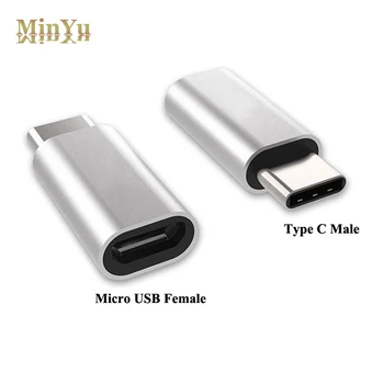 Micro USB Samica na USB 3.1 Typ C Údajov Nabíjací Adaptér Kábel pre Asus ZenFone 3, 3 Deluxe, Zenpad 3S 10 Nabitie Adaptér Údaje