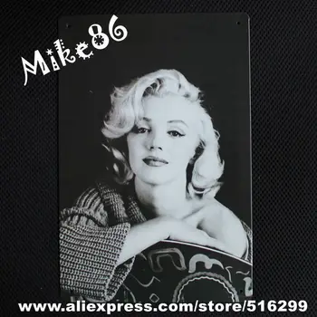 [ Mike86 ] Veľkoobchod Tin znamení Umenia dekorácie Dom Cafe Bar Vintage Kovové značky AA-37 Mix, aby 20*30 CM
