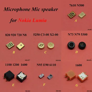 Mikrofón Vnútorné MIC Náhradný Diel Pre Nokia Lumia 7610 N500 820 920 720 N81 5250 N73, teme nokia N79 5300 1100 1200 1600 N93 E90