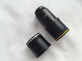 Mikroskop kamera 0.3 x Zníženie objektív, okulár C mount adaptér objektívu 23.2 mm 30 mm 30.5 mm adaptér