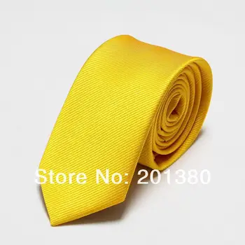 Mikrovláknovú mužov väzby novinka žlté pánske krku kravatu jeden kus kravaty, cravat Oblečenie, Doplnky, módne ascot farbou
