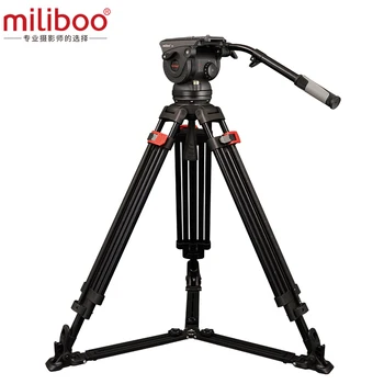Miliboo M8DL/M8DT Hliníkové Uhlíkových vlákien profesionálne video videokamera Statív lepšie ako Manfrotto