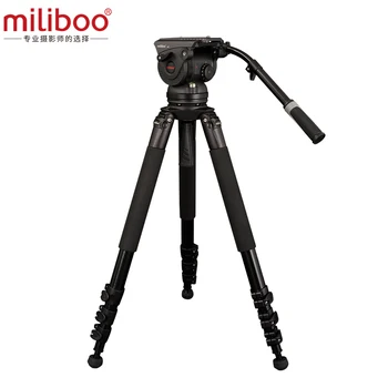 Miliboo M8DL/M8DT Hliníkové Uhlíkových vlákien profesionálne video videokamera Statív lepšie ako Manfrotto