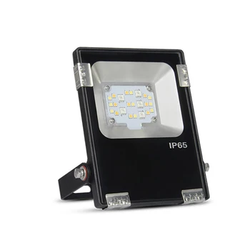 Milight 10W RGB+SCS LED Flood light IP65 Vodeodolný AC86-265V Vonkajšie Osvetlenie Pre Záhradné FUTT05 2.4 G 8 zóne vzdialenej
