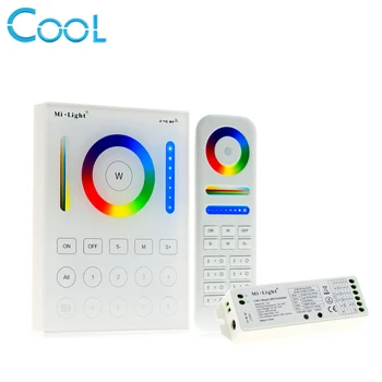 MiLight RGB + SCS Diaľkový ovládač 2.4 G 8 Pásmo Smart Panel Diaľkového ovládača / 5 V 1 Smart LED Controller DC12-24V