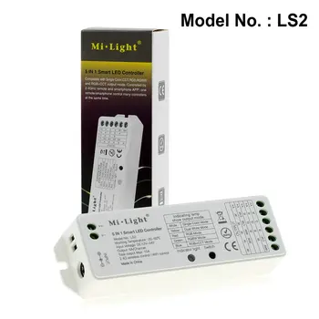 MiLight RGB + SCS Diaľkový ovládač 2.4 G 8 Pásmo Smart Panel Diaľkového ovládača / 5 V 1 Smart LED Controller DC12-24V