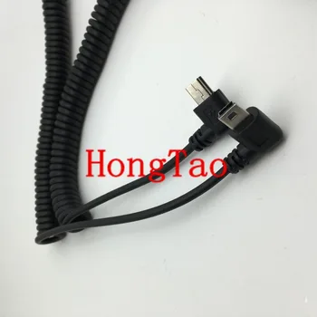 Mini 3 ft 1 M jar v špirála samec na USB 2.0 Mini 5 Pin USB Sync Kábel Nabíjačky Vľavo, Vpravo Uhol 2ks