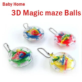 Mini 3D Bludisko Magic Balls pre rozvoj inteligencie Deti Hračky Doprava Zadarmo Intelekt Loptu