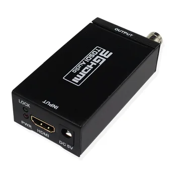 MINI 3G, HDMI na SDI Konvertor High Speed HDMI BNC/3.5 mm Audio/Spdif Prenos Signálu Adaptér Converter pre DVD, STB Monitor