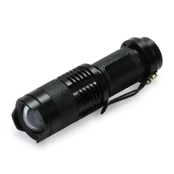 Mini CREE Q5 LED Baterka Pochodeň Zoomovateľnom AA 14500 Lanterna LED Tábor Taktická Baterka Nepremokavé 1 Režim