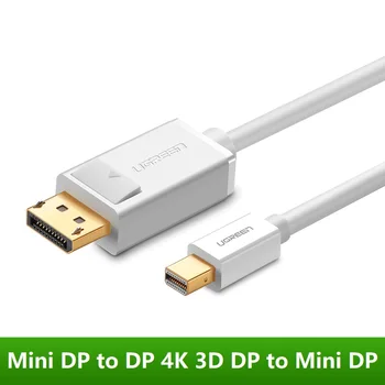 Mini DP na DP Kábel Mini Displayport na Displayport DP na Mini Kábel DP Podpora 4K*2K 3D MD105