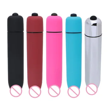 Mini Elektro Bullet Vibrátor, Vibračná Masáž Tela Stimulátor Klitorisu Vibrátor Sex Elektro Hračky, Produkty pre Ženy / Pár