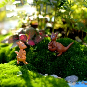 Mini Klokan Anime Micro Krajiny Miniatúrne Garden Bonsai Črepníkové Dekorácie Figúrka Trofej Hračky, Doplnky, Ozdoby