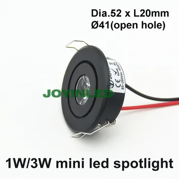 Mini LED Stropné Bodové Svetlo Downlight 3W LED Kabinetu Svetlo Vnútorné Mini LED Downlight AC90-260V