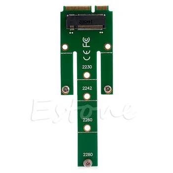 Mini NGFF M. 2 B Kľúč SATABased SSD do PCIe mSATA Karty Adaptéra 2230 2242 2260/80 Drop shipping