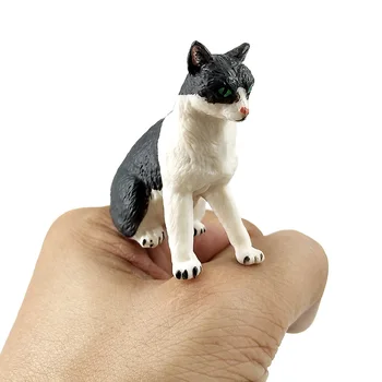 Mini Simulácia mačky miniatúrne sošky hračka zvierat socha Model Bonsai Záhrade Malé Ornament Domov a Záhrada Dekorácie domova