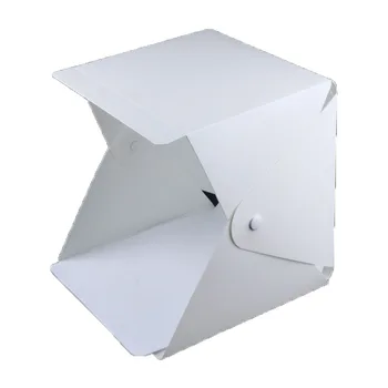 Mini Skladanie pracovnej Plochy Stutio LED Svetlo Softbox Prenosné Fotografie Mäkké box 4 farebné Pozadie 23 cm Tlačidlo Upgrade mäkké box