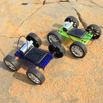 Mini Solárna Hračka Educational DIY Auto, Deti Puzzle IQ Gadget Hobby Robot, Typ D