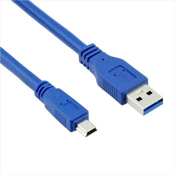 Mini USB 3.0 Kábel Mini 10pin 30 cm, 60 cm 100 cm 150 cm 1 metrov 2ft 3 ft 5 ft Pre tablety, kamery, HUB HDD philips 10P Konektor