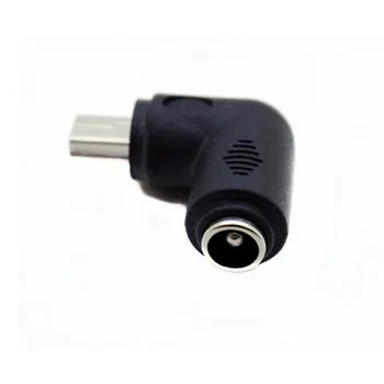 Mini USB 5Pin Mužov DC Napájací Konektor 5.5 2.1 mm Nabitia nabíjanie nabíjací Adaptér v Pravom Uhle 90 Stupňov Typu & Rovné