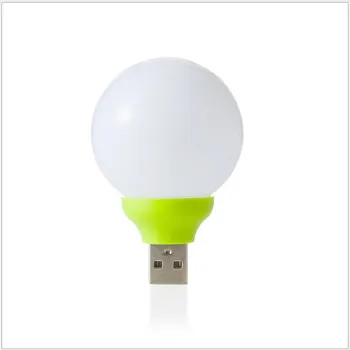 Mini USB LED Loptu Žiarovka ABS Prenosné LED Lampa na Čítanie Červená Zelená Modrá Biela Vonkajšie LED USB Nočné Svetlo Pre Banky/PC