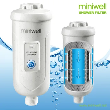 Miniwell Sprchový filter L730 s troch etapách systém filtrácie - Odstrániť 99% chlóru