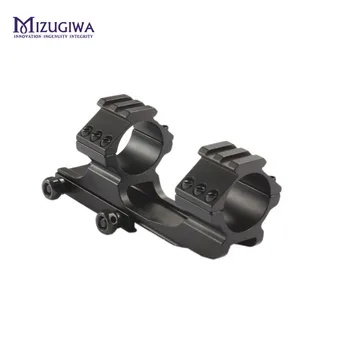MIZUGIWA Taktické 25,4 očakávané mm 30 mm Dual Krúžok Konzolový HeavyDuty Rozsah Mount / Rýchle Uvoľnenie QD Cam Zámky Adaptér Picatinny Weaver