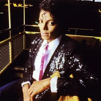 MJ V Pamäti Michael Jackson Classic M Písmeno Stitchwork MagicTape Červená Čierna Punk Móda Tlač Rameno-band Arm Warmers