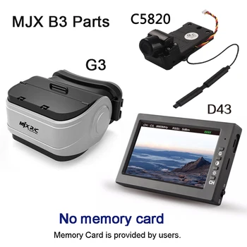 MJX D43 5.8 G FPV Monitor 4.3 palcový LCD Displej RC Striedavé Drone Náhradné Diely s G3 Okuliare sa hodí pre C5820 Chyby 3 C5830 Chýb 6