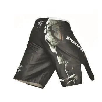 MMA Boxerské priedušný polyester textílie voľné a pohodlné fitness šortky súťaže muay thai šortky thajské šortky