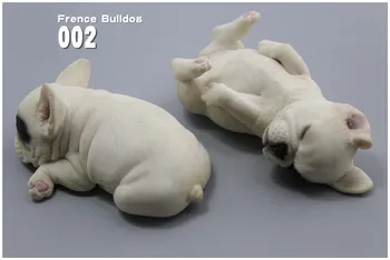 Mnotht 1/6 francúzsky Buldog Model Šteniatko spí Štátu Simulácie Zvieracích Model Hračky