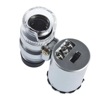 Mobilný Telefón Lupa Mikroskop Micro Objektív 60X Optický Zoom Ďalekohľad LED Objektív Pre iPhone 4G/4S hot predaj