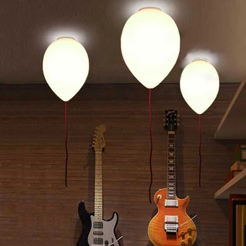 Moderné Balón Sklo, Stropná Lampa Detí Spálňa Zdobia Prívesok Lampa Cafe Bar, kaviareň Osvetlenie