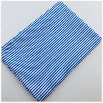 Modrá Nastaviť 7pieces 50*50 cm obyčajný bavlnená tkanina tuku štvrťroku zväzok hobby ručné patchwork bavlna satén textílie Tilda tkaniva