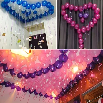 Modré Balóniky 10pcs/veľa 12inch Pearl Latexové Balóny, Nafukovacie Vzduchu Gule Svadobné Dekorácie Happy Birthday Party Balón Dodávky