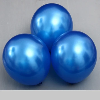 Modré Balóniky 10pcs/veľa 12inch Pearl Latexové Balóny, Nafukovacie Vzduchu Gule Svadobné Dekorácie Happy Birthday Party Balón Dodávky