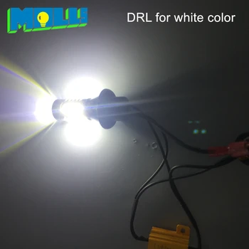 Molls Pre Mitsubishi pajero sport LED DRL Svetlá pre Denné svietenie&Prednú smerovku svetlo, Všetko V Jednom doprava zadarmo