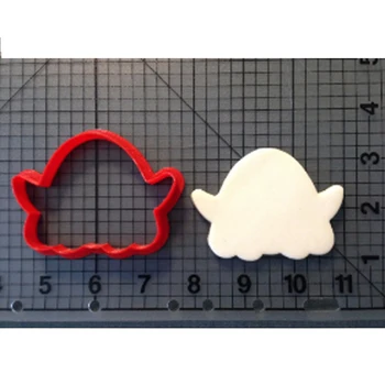 Monster Série Zákazku 3D Vytlačené Fondant Cupcake Top Cake Zdobenie Nástroje Cookie Cutter Nastaviť Torte Čokoláda, Formy Na Tortu