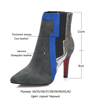 MORAZORA 2018 kvalitné dámske topánky na jeseň v zime vysoké podpätky, topánky originálne kožené topánky ukázal prst zip členková obuv strany