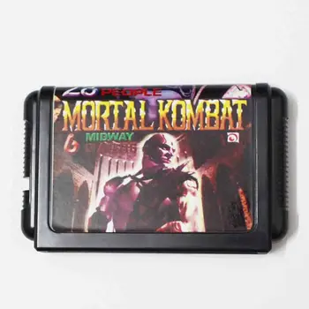 Mortal Kombat 6 Midway 28 Ľudí, 16 bit MD Hra Karty Pre Sega Mega Drive Pre Genesis