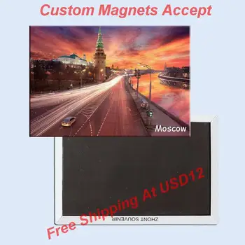 Moskva Magnety na Chladničku 20198; Turistické Magnety 78*54 mm; Turistických Suvenírov Darček