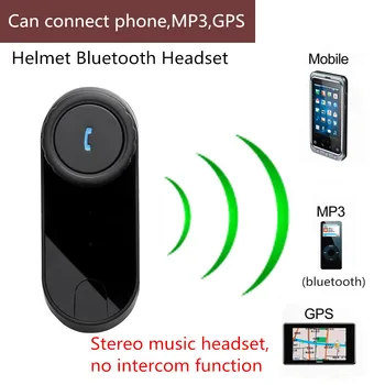 Motocykel Bluetooth Helmy, Slúchadlá Nepremokavé BT Bezdrôtové Stereo Moto Prilby Headsety, Handsfree Slúchadlá bez Intercom