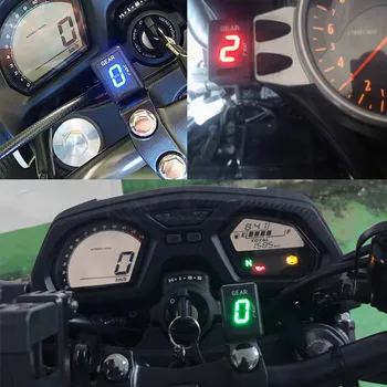 Motocykel LCD Elektroniky 6 Rýchlosť 1-6 Úrovni Gear Indikátor Digital Gear Meter Pre Honda CBF600 CBF 600 2008 2009 2010 2011 2012