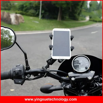 Motocykel, Skúter Riadidlá Železničnej Mount s U-Bolt základné a Univerzálne Uchytenie mobilného Telefónu Držiak pre 3.5-5.5 palcový Inteligentné Telefóny