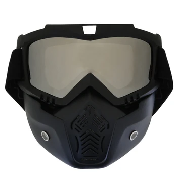 Motokrosové Okuliare Maska Proti Prachu Tvár Okuliare S Odnímateľným Motocyklové Okuliare