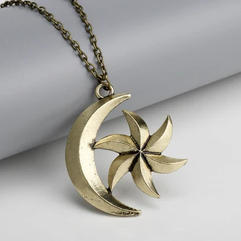 MQCHUN Starší Zvitky V Pavúk Vintage Náhrdelník Moon Star Prívesok Horúca Hra Šperky Pre Mužov, Ženy Kúzlo Vianočné Darčeky