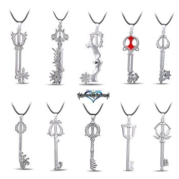 MS ŠPERKY Hra Kingdom Hearts Kovové Keyblade Prívesok Náhrdelník Cosplay Šperky Darček Príslušenstvo