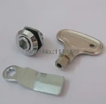 MS705-7 Priemyselné Skrinky Cam lock 10 mm Šesťhran Valca, Kovové Skrine zámok Reklamné Lampy Zámok Krytu Zámok 1PC